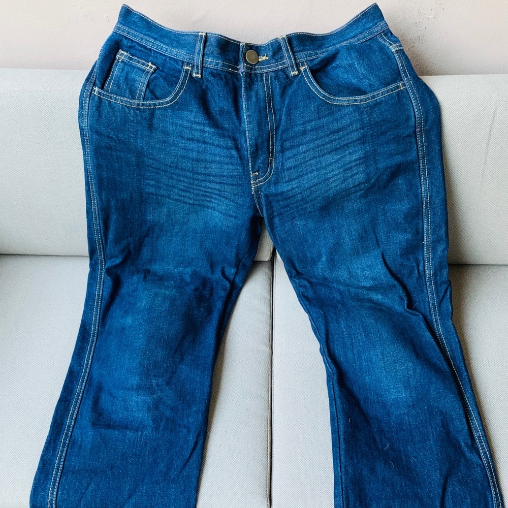 Bikers jeans with knee pads